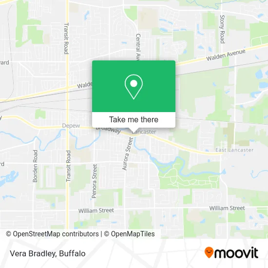 Vera Bradley map