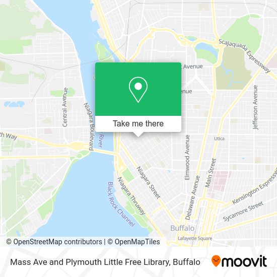 Mapa de Mass Ave and Plymouth Little Free Library