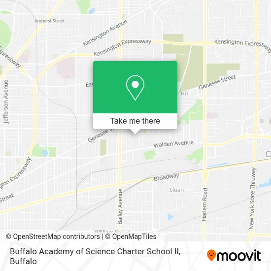 Buffalo Academy of Science Charter School II map