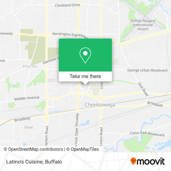 Latino's Cuisine map