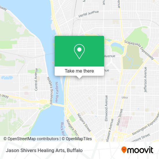 Jason Shivers Healing Arts map