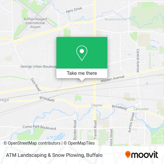 ATM Landscaping & Snow Plowing map