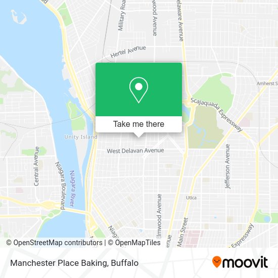 Mapa de Manchester Place Baking