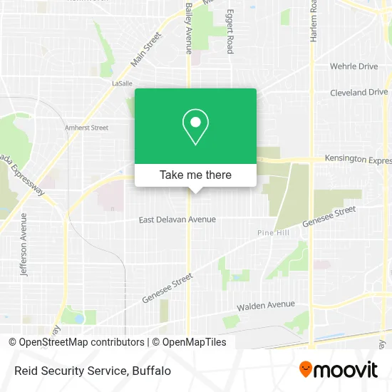 Reid Security Service map