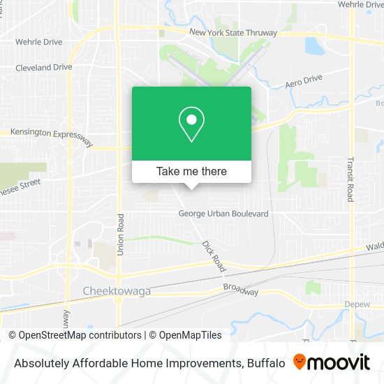 Mapa de Absolutely Affordable Home Improvements