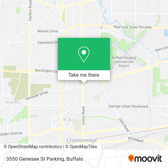 3550 Genesee St Parking map