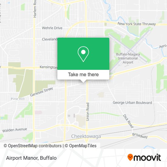 Mapa de Airport Manor
