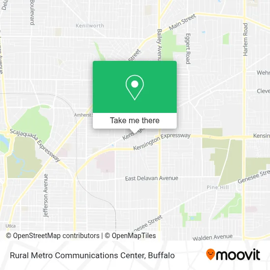 Rural Metro Communications Center map