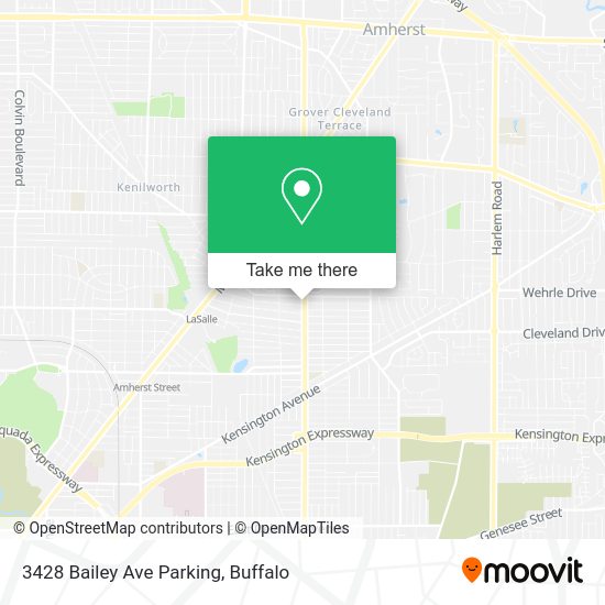 3428 Bailey Ave Parking map