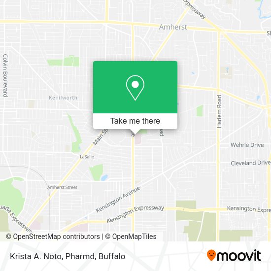 Mapa de Krista A. Noto, Pharmd