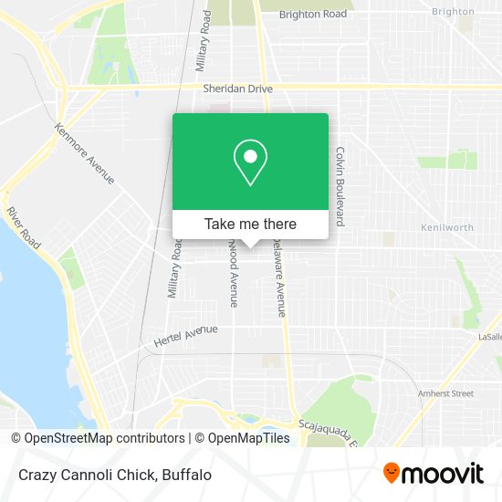 Crazy Cannoli Chick map