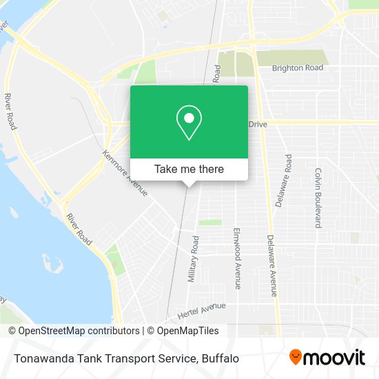 Tonawanda Tank Transport Service map