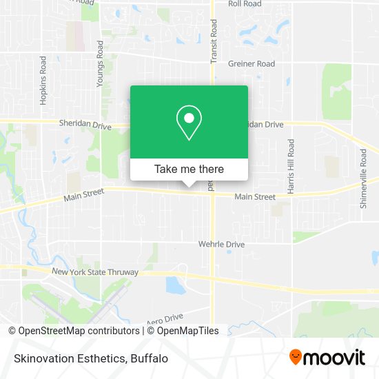 Skinovation Esthetics map