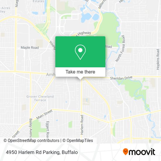 4950 Harlem Rd Parking map