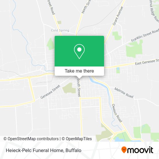 Heieck-Pelc Funeral Home map