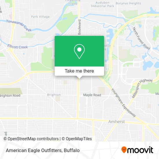 American Eagle Outfitters map
