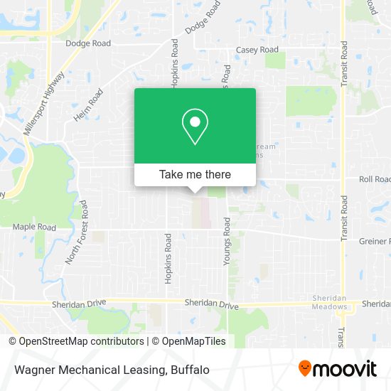Wagner Mechanical Leasing map