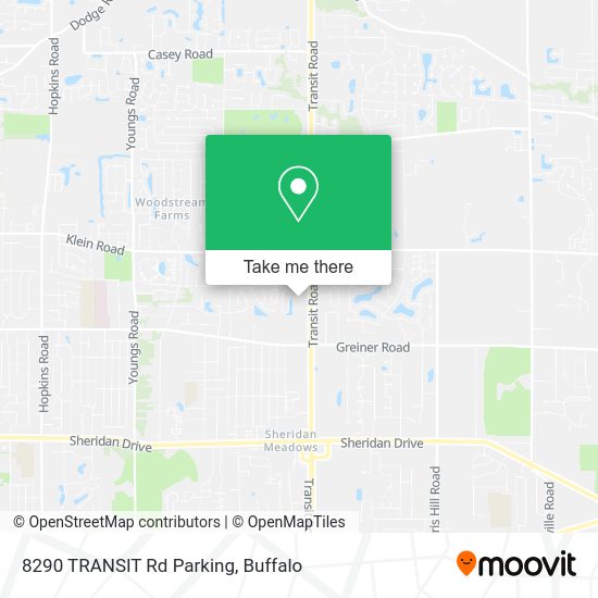 8290 TRANSIT Rd Parking map