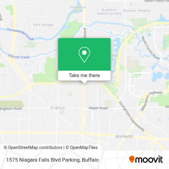 1575 Niagara Falls Blvd Parking map