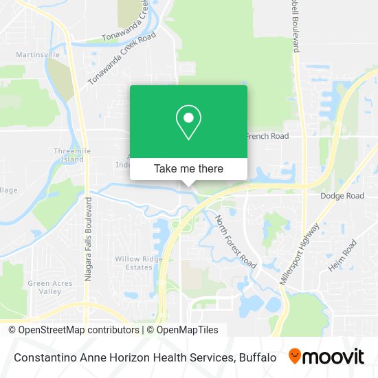 Constantino Anne Horizon Health Services map