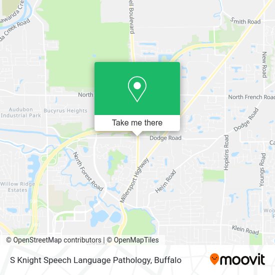 S Knight Speech Language Pathology map