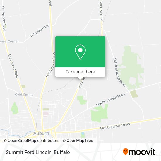 Summit Ford Lincoln map