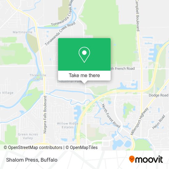 Mapa de Shalom Press