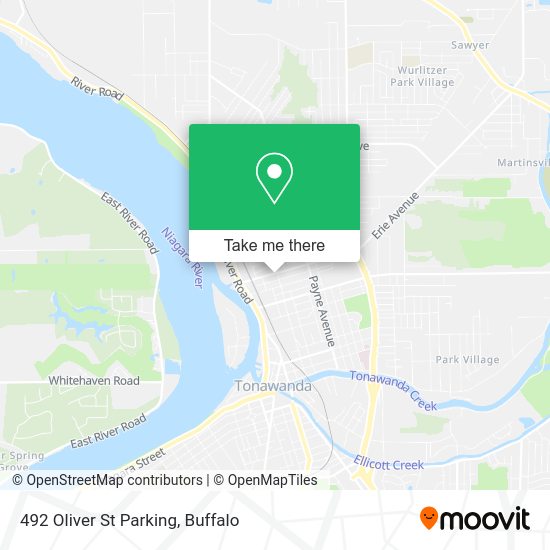 Mapa de 492 Oliver St Parking