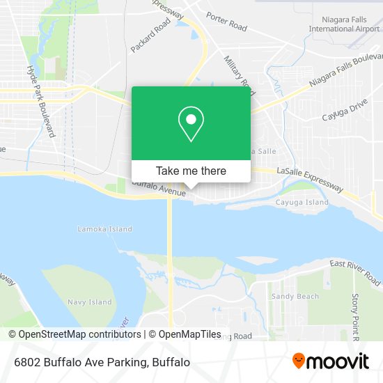 6802 Buffalo Ave Parking map
