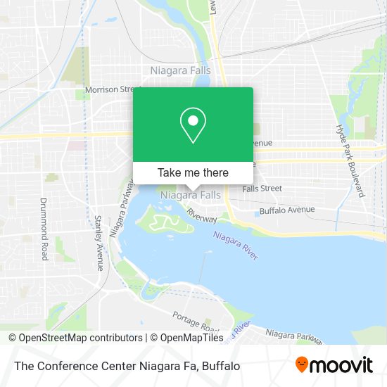 The Conference Center Niagara Fa map
