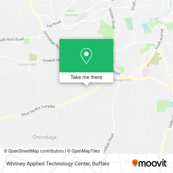 Mapa de Whitney Applied Technology Center