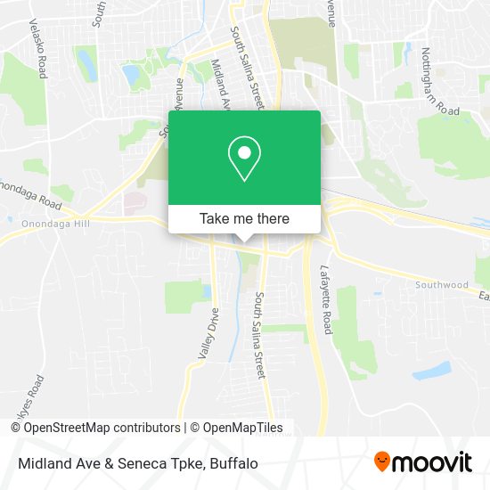Midland Ave & Seneca Tpke map