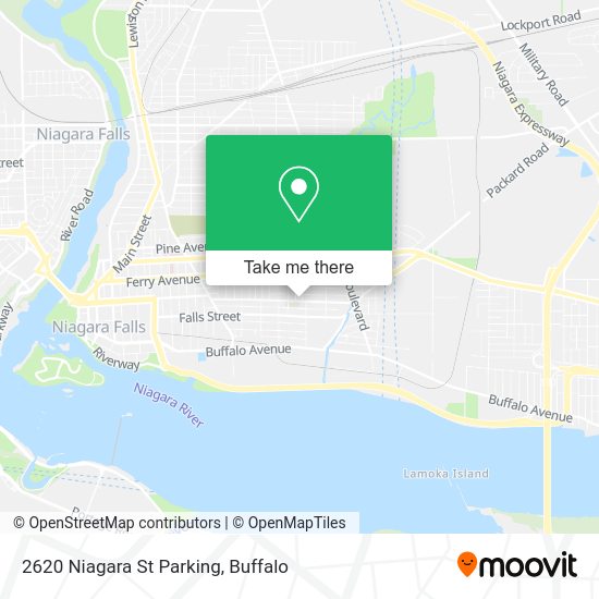 2620 Niagara St Parking map