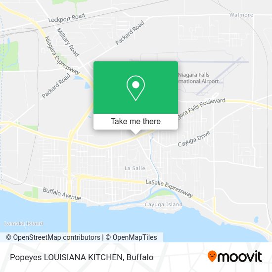 Mapa de Popeyes LOUISIANA KITCHEN