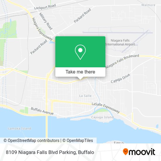 Mapa de 8109 Niagara Falls Blvd Parking