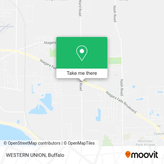 WESTERN UNION map