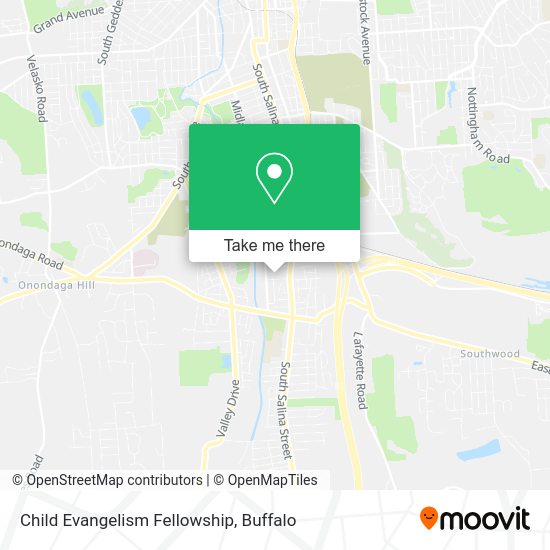 Child Evangelism Fellowship map
