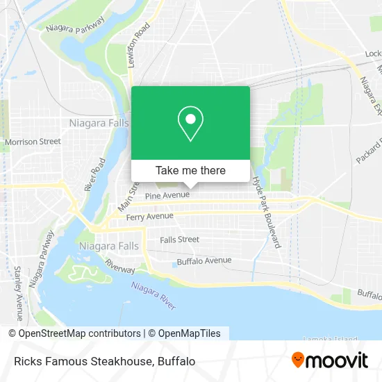 Ricks Famous Steakhouse map