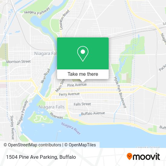 Mapa de 1504 Pine Ave Parking
