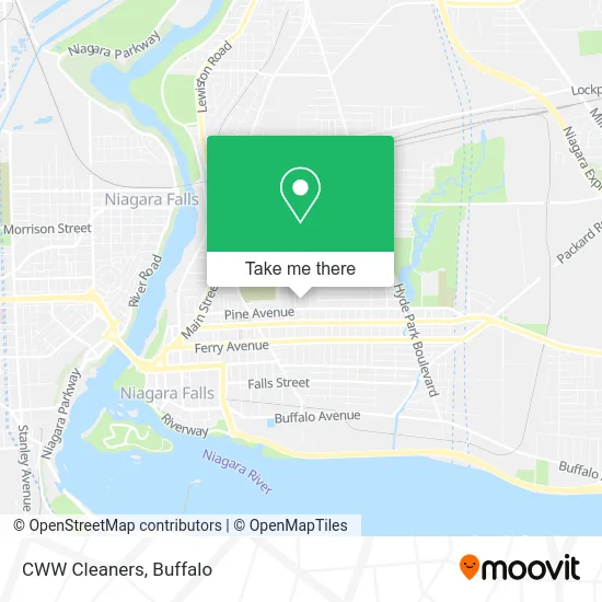CWW Cleaners map