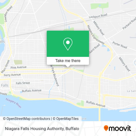 Niagara Falls Housing Authority map