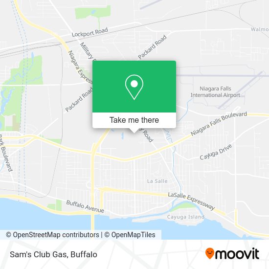 Mapa de Sam's Club Gas