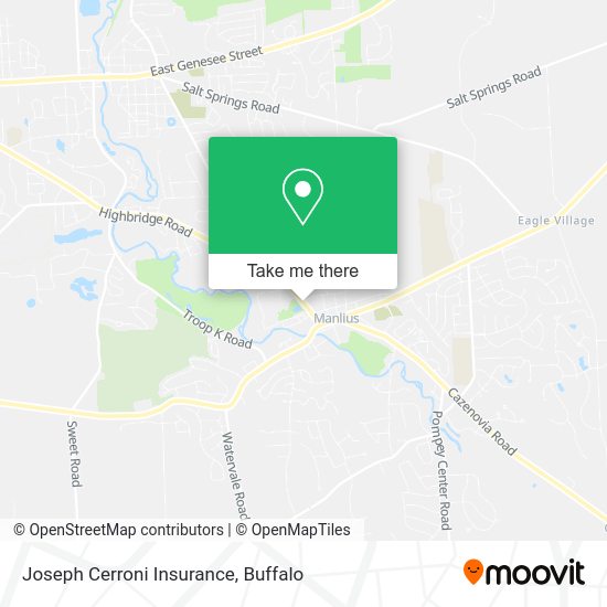 Joseph Cerroni Insurance map