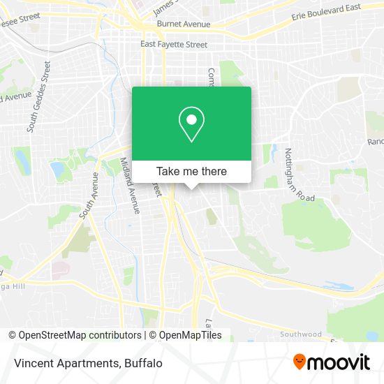 Vincent Apartments map