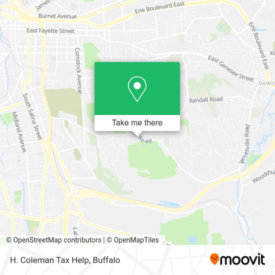 Mapa de H. Coleman Tax Help