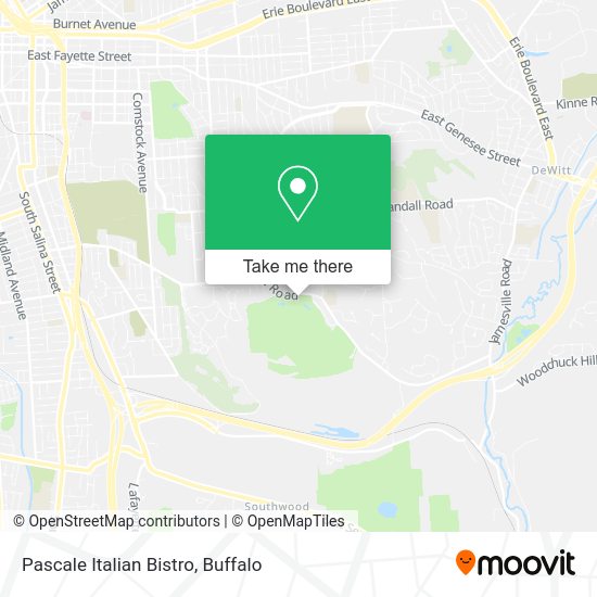 Pascale Italian Bistro map
