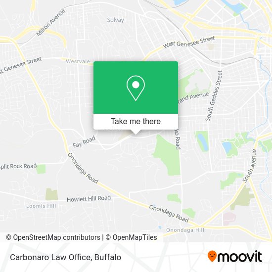 Carbonaro Law Office map