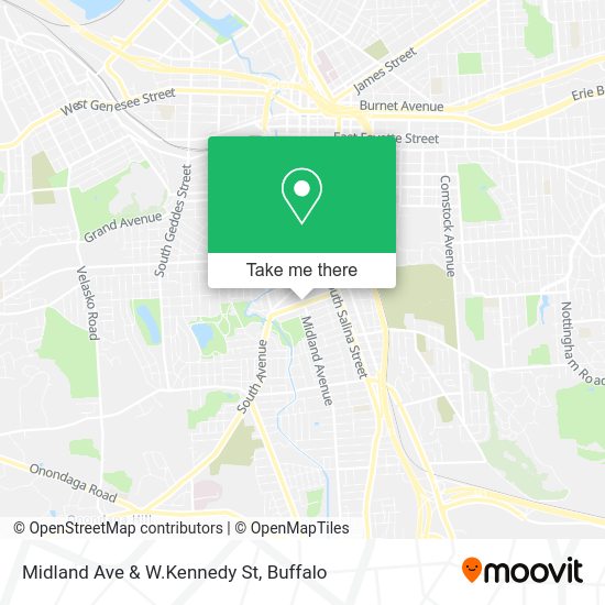 Midland Ave & W.Kennedy St map