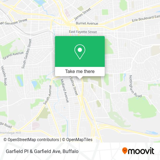 Garfield Pl & Garfield Ave map