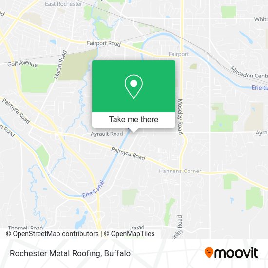 Mapa de Rochester Metal Roofing